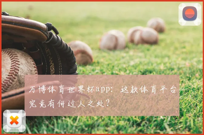 万博体育世界杯app：这款体育平台究竟有何过人之处？